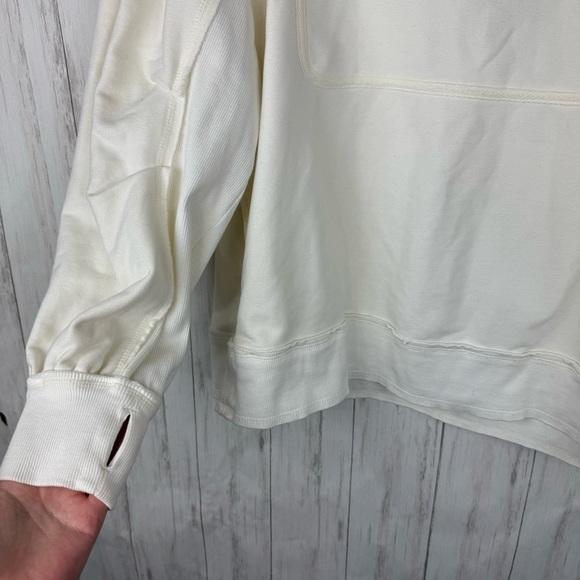 Free people movement white cream sweatshirt Medium - Picture 5 of 9